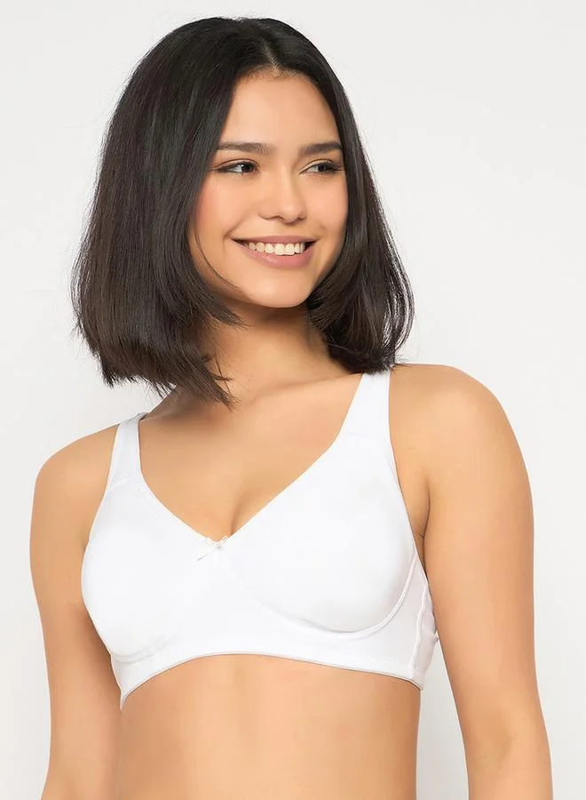 Clovia Clovia Pack of 2 - Solid Non-Padded Non-Wired Full Coverage T-Shirt Bra