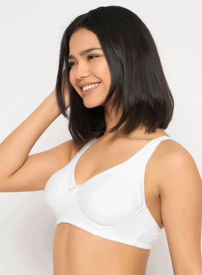 Clovia Clovia Pack of 2 - Solid Non-Padded Non-Wired Full Coverage T-Shirt Bra