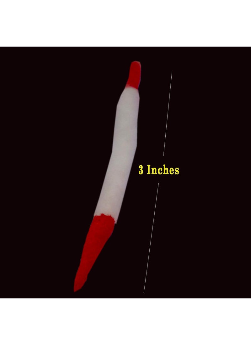 DEV POOJA STORE Dev Pooja Store Pure Long Cotton Wicks Pooja Rui Batii 200 PieceColor White red Pure White Cotton Long Wicks Kesar Pooja Batti Red  - Image 4