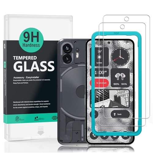 Ibywind Screen Protector For Nothing Phone 2 5G2 Pack9H Hardness Tempered GlassEasy to InstallBubble Free - Image 1