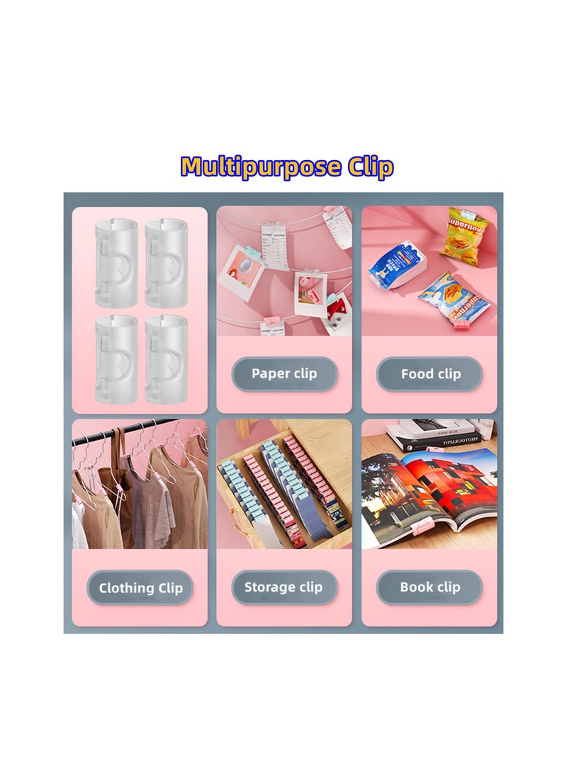 Zikra Bed Sheet Fasteners Clips, Adjustable Bedsheet Grippers Holder for  Mattress Duvet Comforter Clips, Food Paper Clothing Cable Organizer Clips, Bedding Home Office Must Have Accessories Tool(20PCS) - Image 3