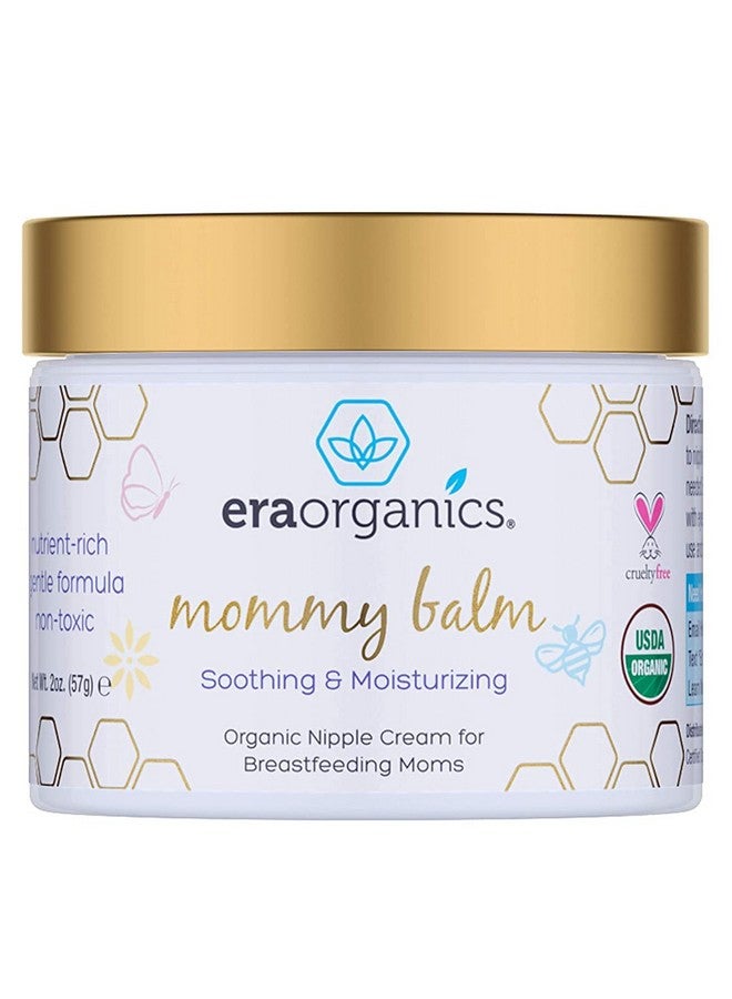 Era Organics Soothing Nipple Butter Breastfeeding Cream - Calming And Moisturizing For Chapped, Sensitive Skin - Usda Organic Nipple Cream For Breastfeeding - Baby Friendly Organic Nipple Balm - Image 1