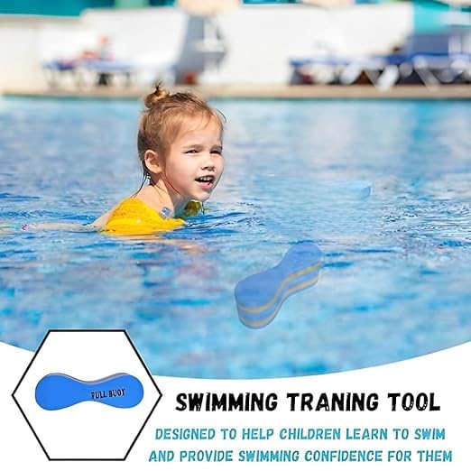 SOLDTRUE Swimming Pull Buoy Multi Layer Soft EVA Foam Multicolour Floating Board for Swimming Pool Training Exercise for Adults and Kids - Image 3