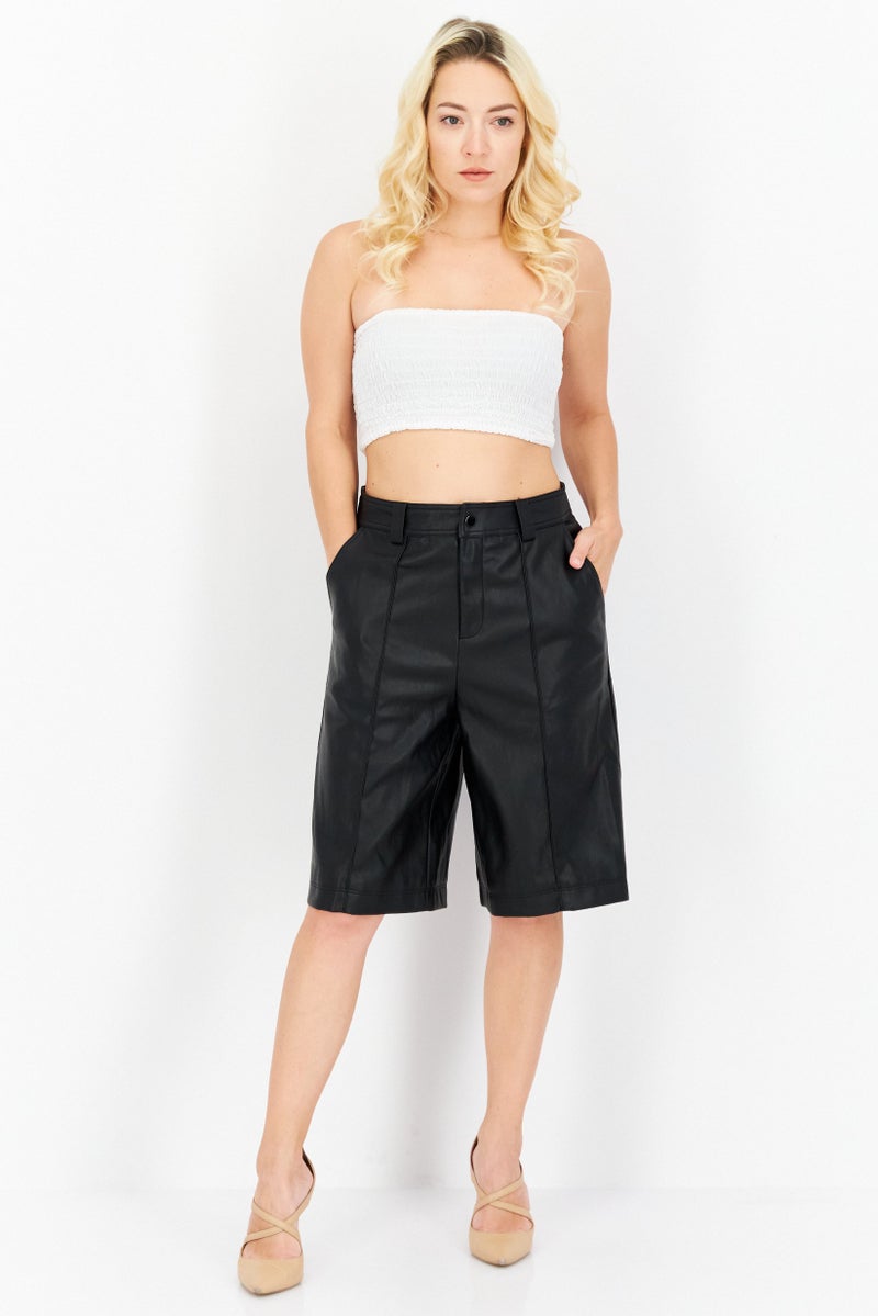 ONLY شورتات نسائية بقصة عادية، أسود - Image 3