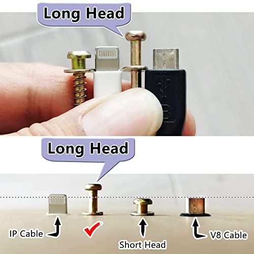 Ansoon Self-Drilling Drywall Zinc Anchors with Screws Kit - 25 Drywall Wall Anchor, 25 Gold Bear Claw Double-Headed Wall Picture Hanging Screws for D-Rings, Sawtooth, Wire and Keyholes - Image 3