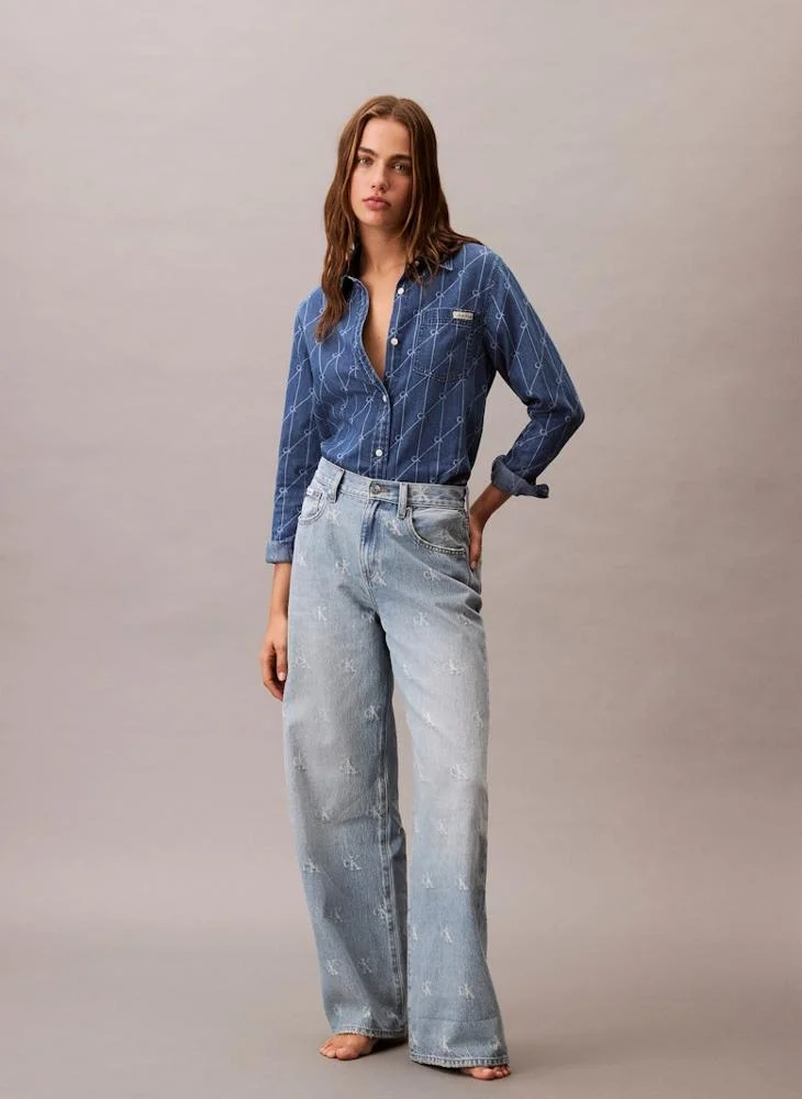 Casual Wide Leg Jeans