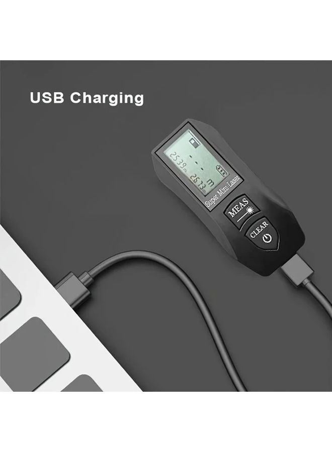 USB Rechargeable 40m Laser Rangefinder Portable Measurement Tool For DIY - Image 3