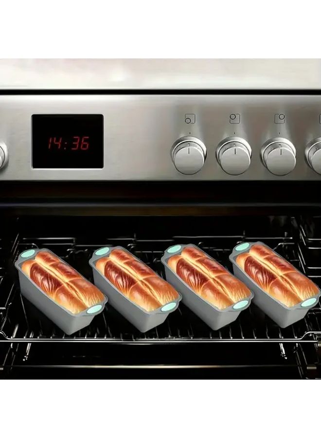 2Pcs Silicone Loaf Baking Pans Nonstick Heavy Duty Oven Dishwasher Safe - Image 5