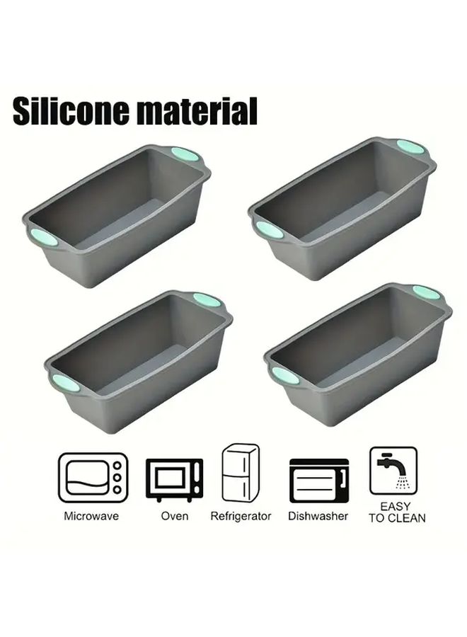 2Pcs Silicone Loaf Baking Pans Nonstick Heavy Duty Oven Dishwasher Safe - Image 4