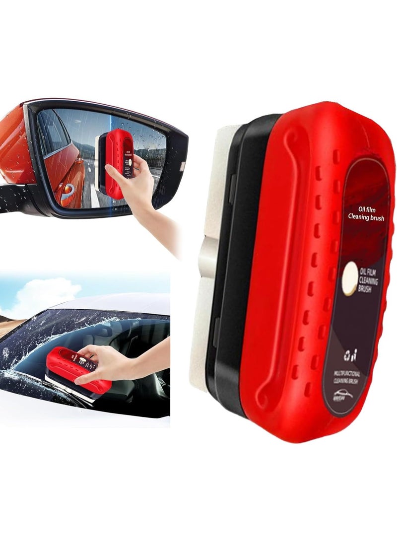 Car oil layer cleaning brush, glass cleaning pad, front windshield cleaner and remover, strong enhancer for visual effects - Image 5
