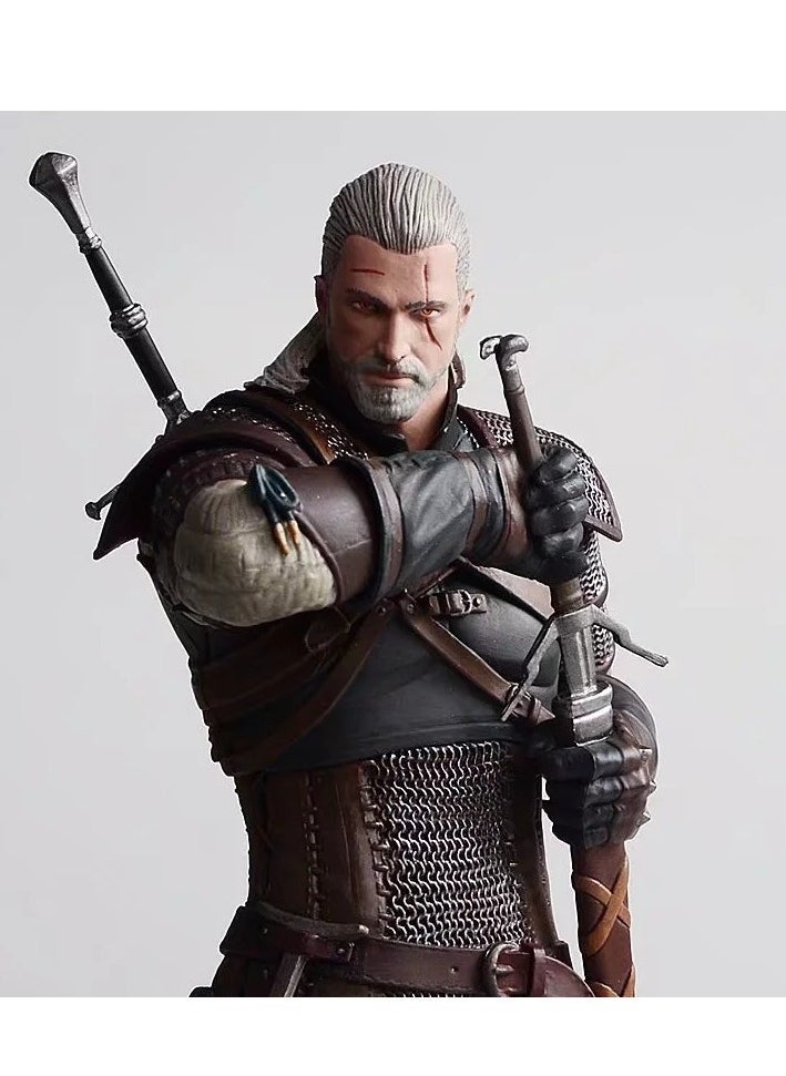 general Dark Horse The Witcher 3: Wild Hunt Geralt Master Witcher 2nd Gen Hunter Figurine (24cm Tall): Premium PVC Material, Perfect Details, Exquisite Collector’s Item - Image 2