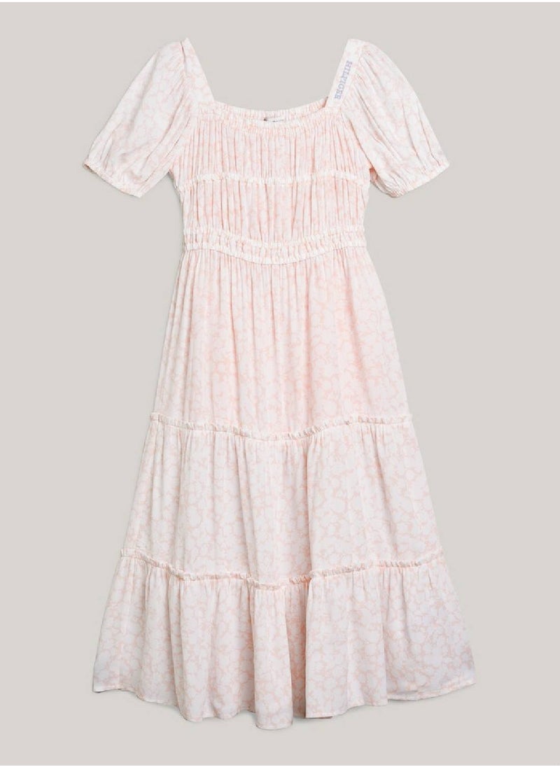 TOMMY HILFIGER Ditsy Floral Print Dress And Scrunchie Set  - Image 2