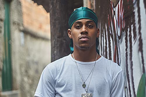 ForceWave 3 Pieces Silky Durags and 1 Wave Cap Pack for Men Waves, Moisture-Tech Fabric Satin Du-Rag - Image 3