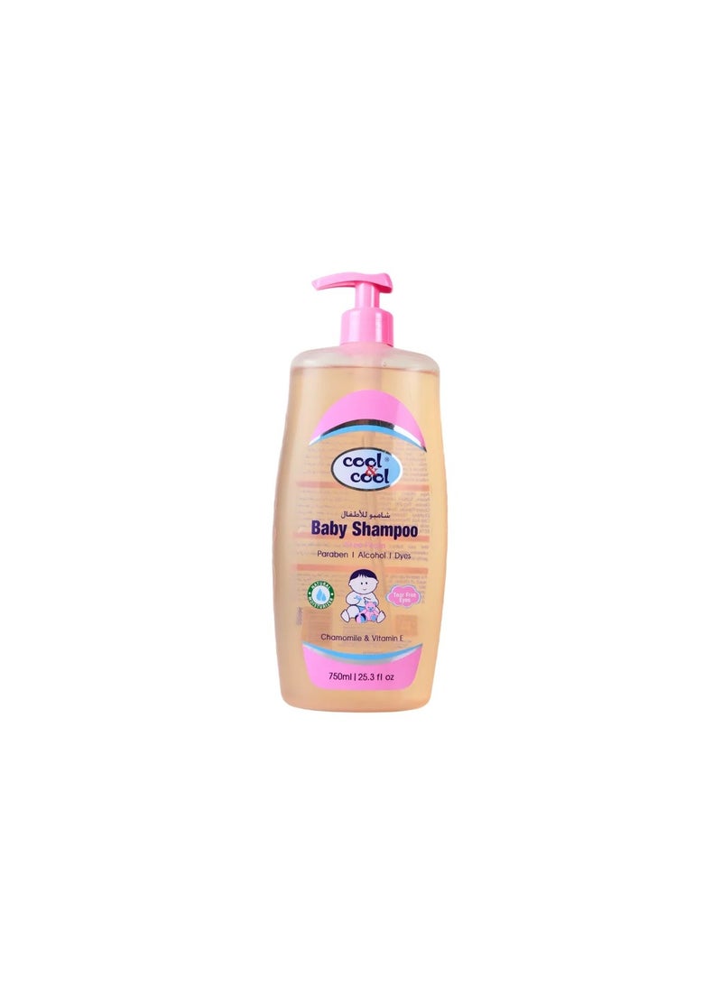 Cool & Cool Baby Shampoo Kids Shampoo With Chamomile 750Ml