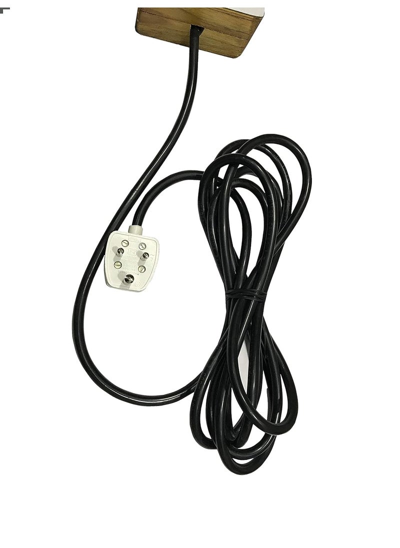 HIKEN Electric Extension Wooden Board 3Socket3Switch for Heavy Appliances 5Ampere Wire Length only Board  - Image 5