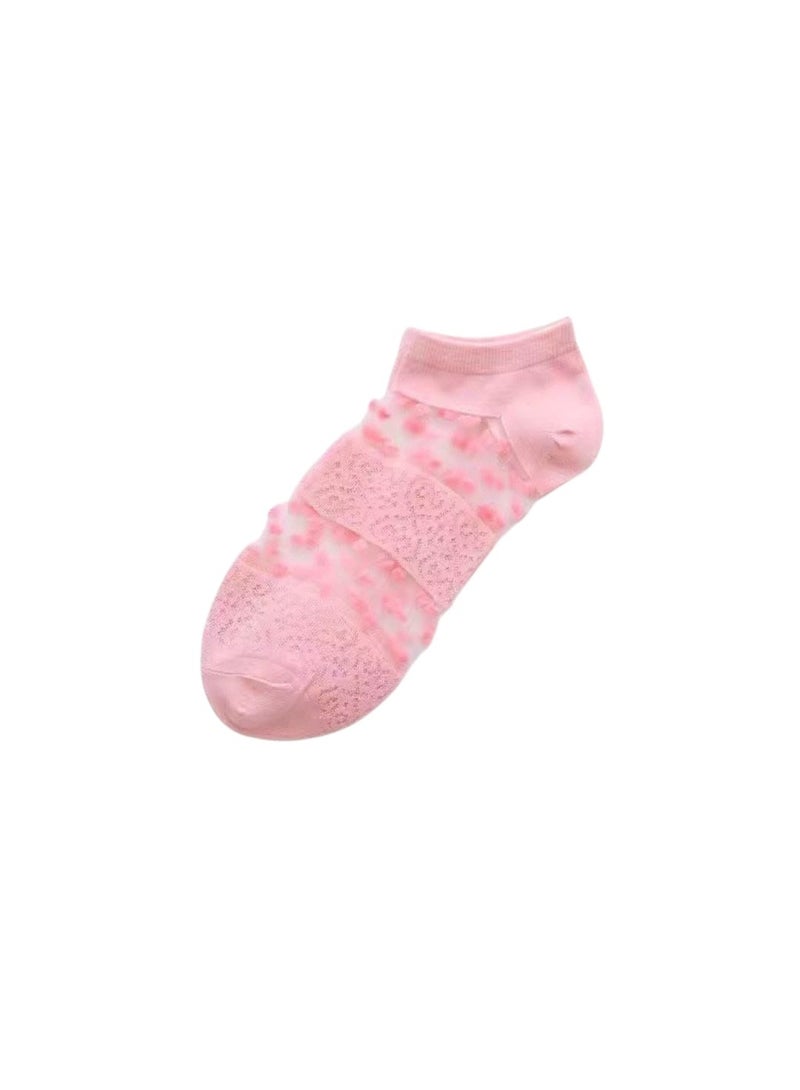 Ladies’ Sheer Ankle Socks – Pack of 5 Floral Pairs | As Light as Petal Kisses on Your Skin – Soft, Airy & Feminine - Image 5