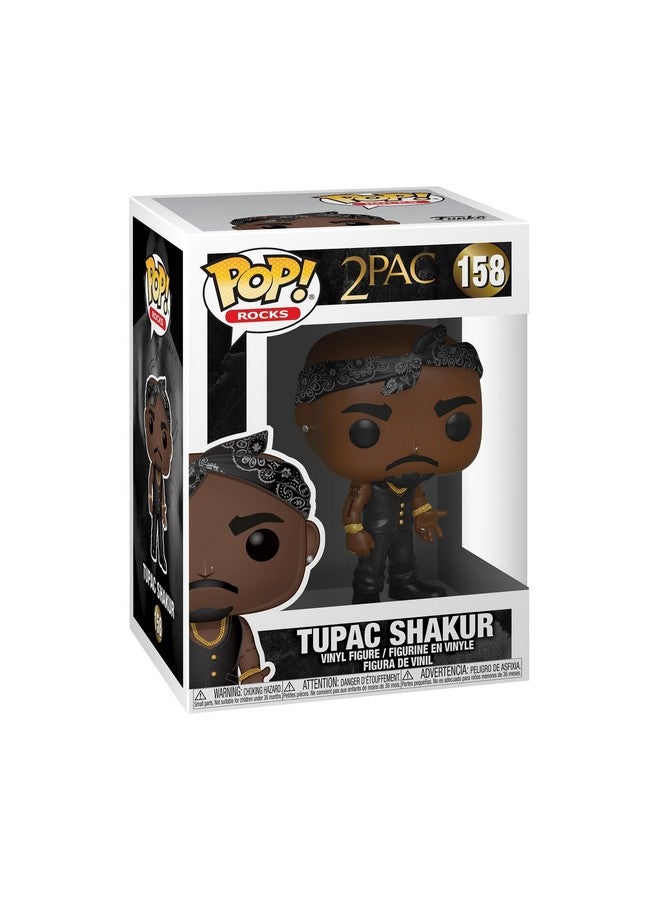Funko Funko Pop Rocks: Tupac - Vest with Bandana - Collectable Vinyl Figure - Gift Idea - Official Merchandise - Toys for Kids & Adults - Music Fans - Model Figure for Collectors and Display  - Image 1