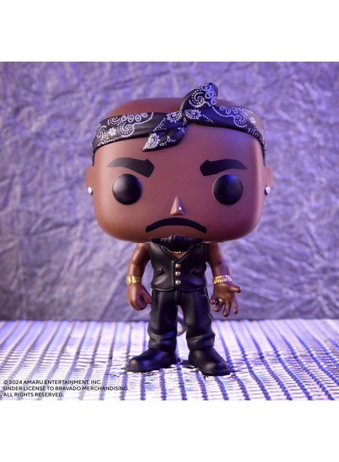 Funko Funko Pop Rocks: Tupac - Vest with Bandana - Collectable Vinyl Figure - Gift Idea - Official Merchandise - Toys for Kids & Adults - Music Fans - Model Figure for Collectors and Display  - Image 2