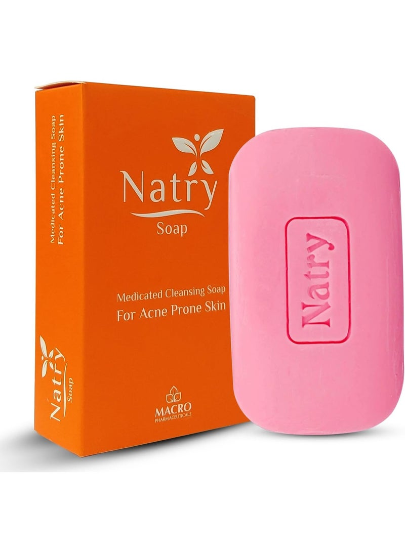ماكرو صابون ناتري للبشرة المعرضة لحب الشباب 100 جرام - Image 2