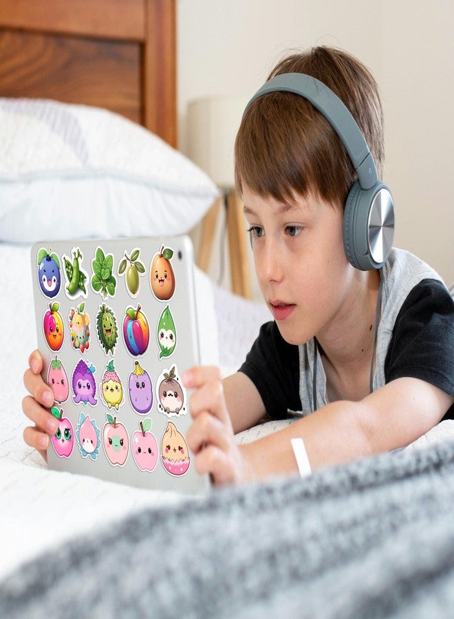 EXO DECOR Fruit & Vegetable Stickers - 120 PCS Fruits Stickers for Laptops, Guitars, Phones, Pads, Skateboards, Bicycles, Motorcycles, Helmets - Waterproof_1238 C - Image 3