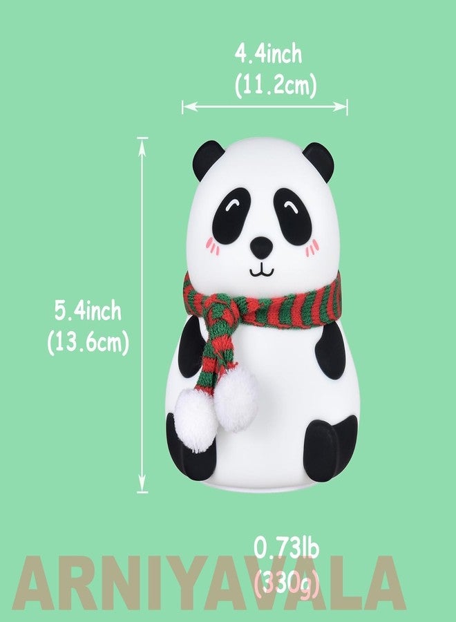 ARNIYAVALA Panda Lamp, Panda Gifts, Panda Touch Silicone Lamp, Birthday Gift for Girls and Boys, Panda Light Lamp, Kids Night Light, Silicone lamp, Rechargeable - Close Eye - Image 5