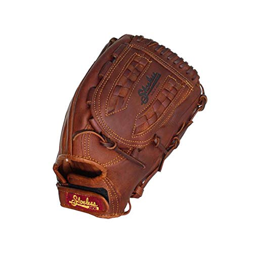 Shoeless Joe Gloves Fast Pitch Basket Weave Web Brown Glove, 12-Inch, Right Handed - Image 3