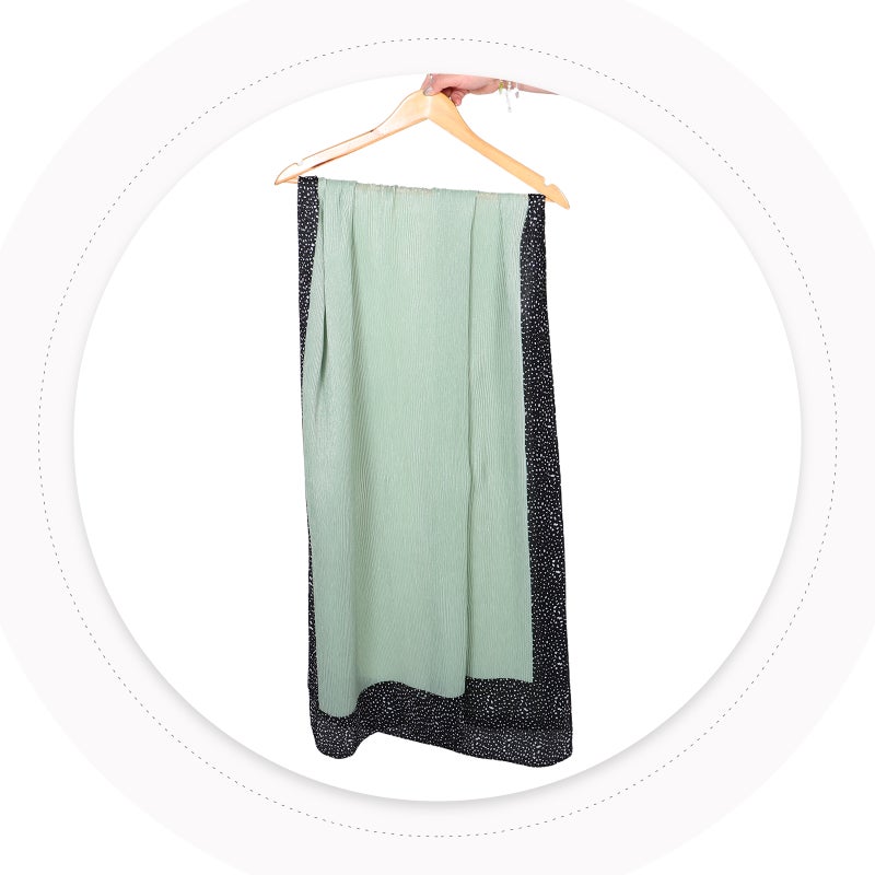 Hair Scarf For Women Fashion Crepe Headscarf Wrap Breathable Lightweight Neck Scarves For Travel Handbag Accessories - Image 2