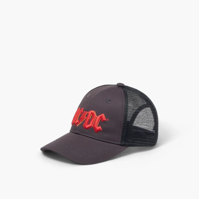 SP Characters Embroidered Trucker Cap with Buckled Strap Closure