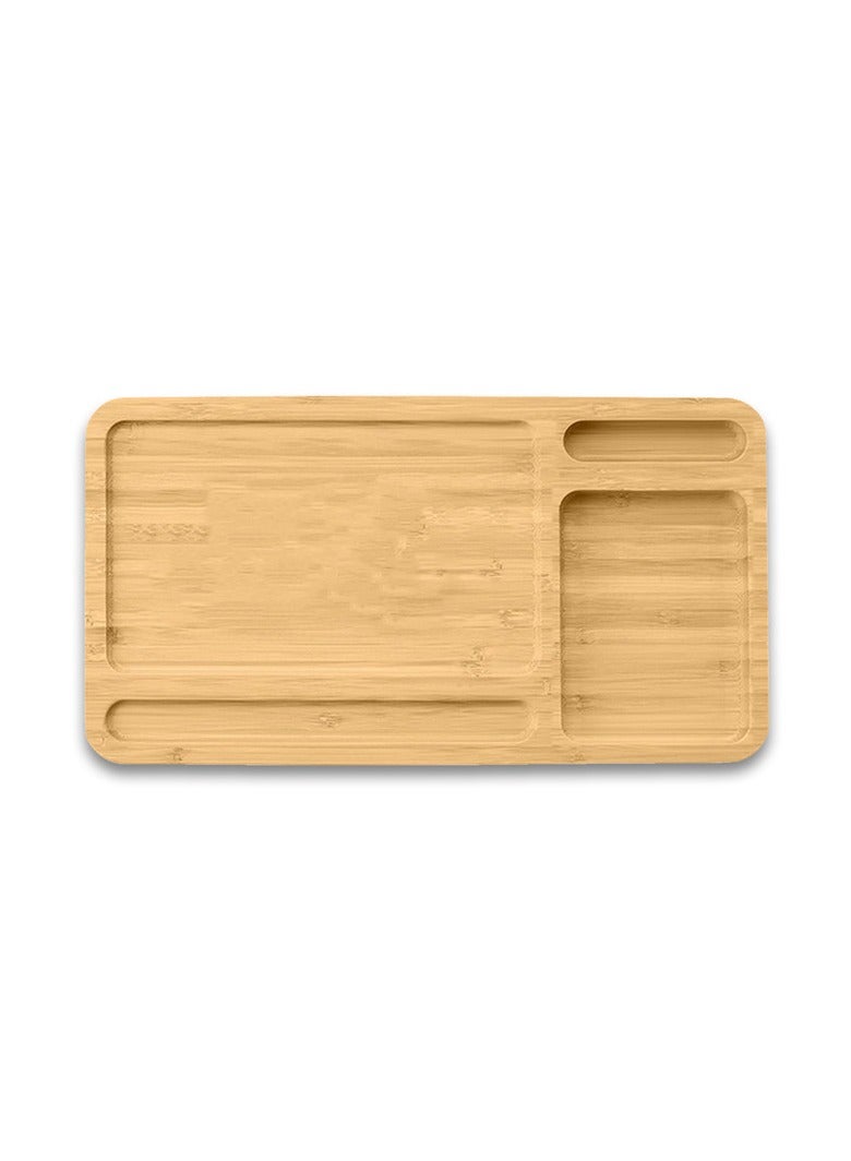 Woodwave Pad With Wireless Charger Multi-Function Desk Organizer  - Image 4