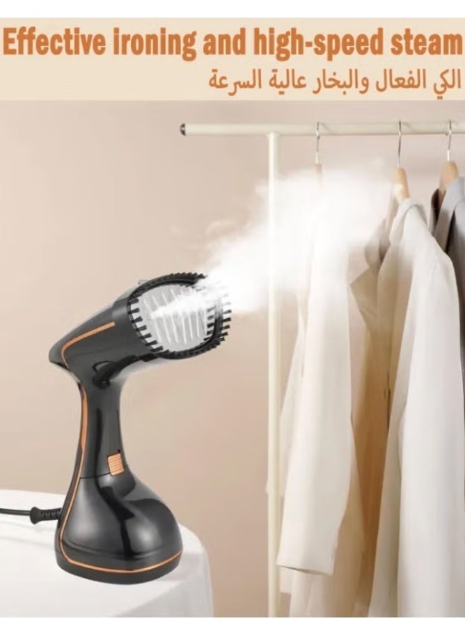 مكواة بخار للملابس، مكواة بخار محمولة عالية الطاقة، مكواة بخار يدوية، 15 ثوانٍ، تسخين سريع، مزيل التجاعيد - 1800 واط 320 مل - Image 5