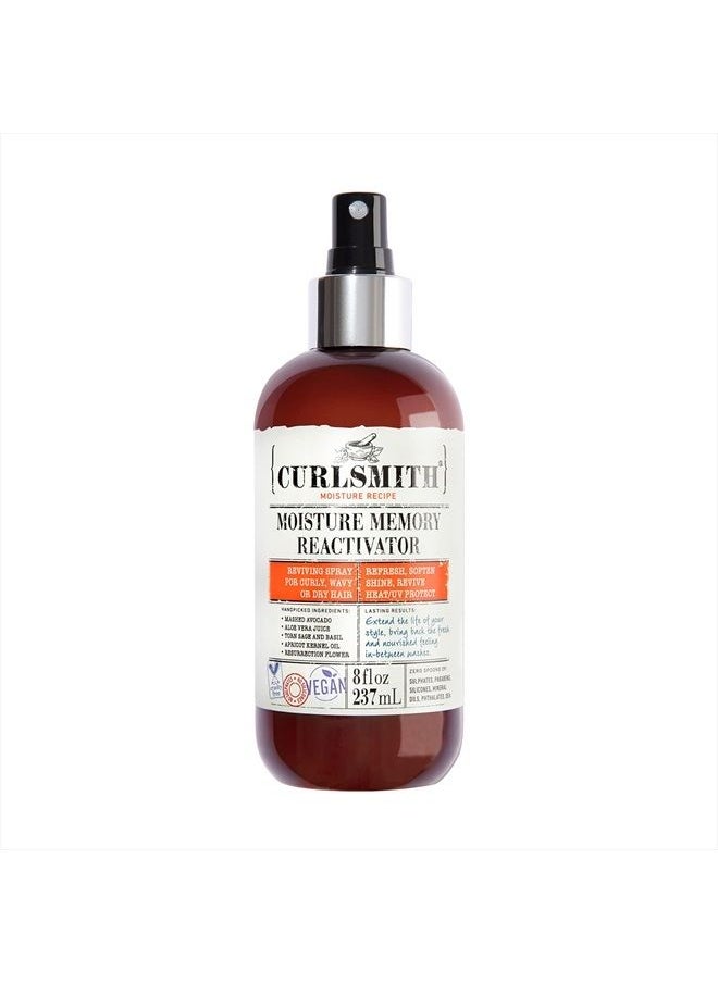 CURLSMITH - Curlsmith - Moisture Memory Reactivator - Vegan Refresher Leave In Conditioner for Wavy, Curly and Coily Hair (8oz) - Image 1