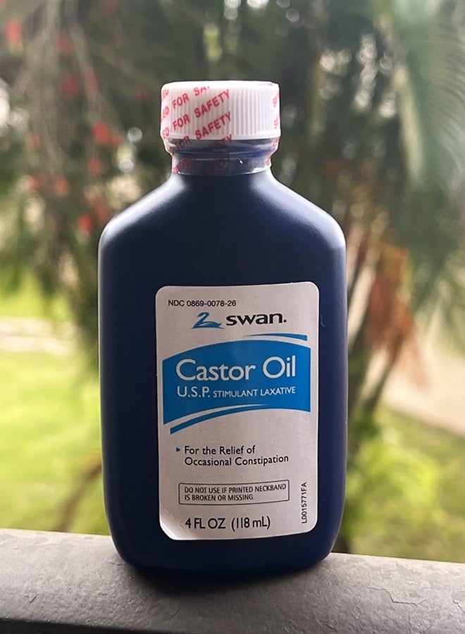 Swan SWAN Castor Oil USP 100% Stimulant Laxative 4 FL OZ - For Relief of occasional Constipation  - Image 2