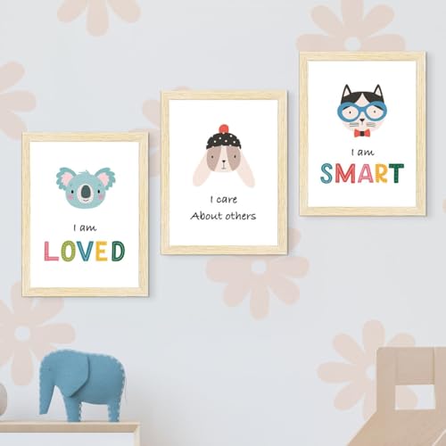 ArtX Paper Motivational Quotes Wall Paintings For Kids Room, Inspirational Kids Wall Frame, A4 Size, Multicolor, Synthetic Wood, Set Of 6 - Image 2