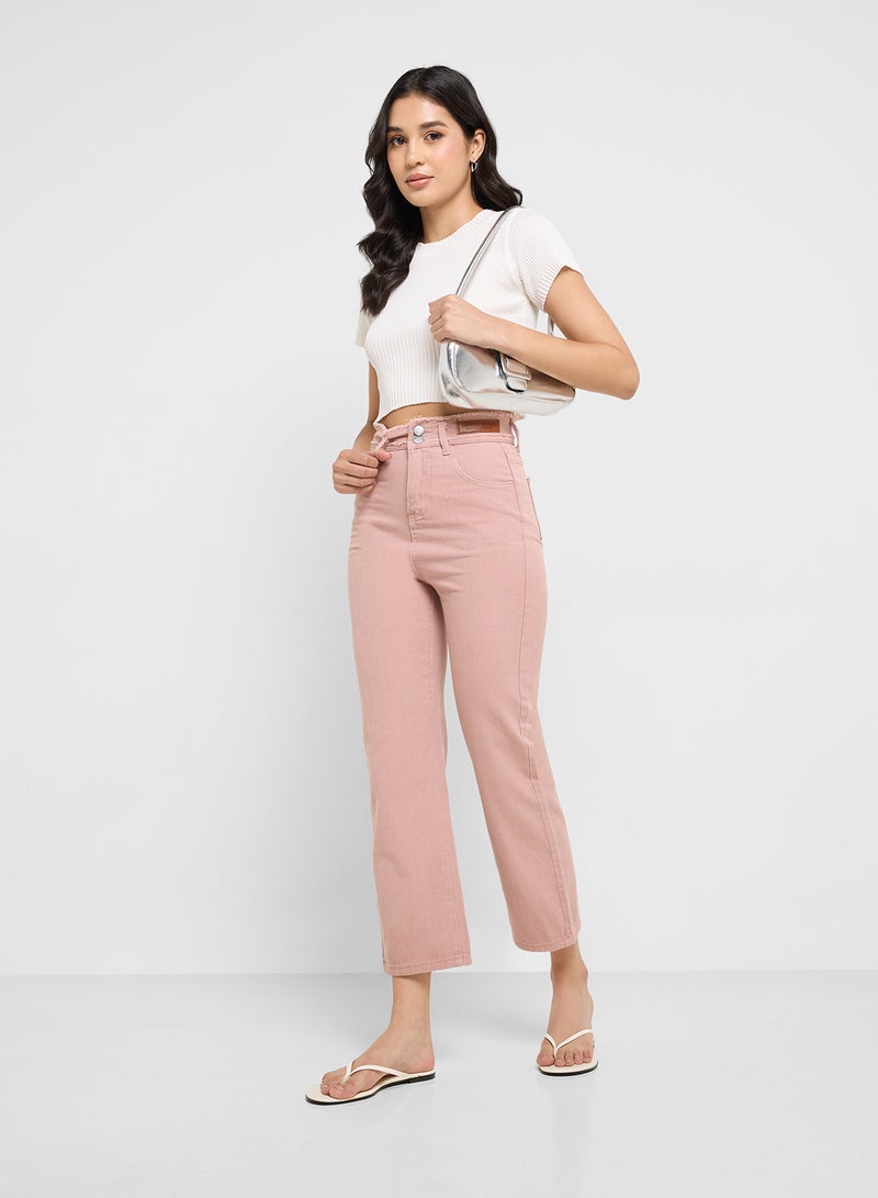 Ginger Garment Dye Straight Fit Pants - Image 2
