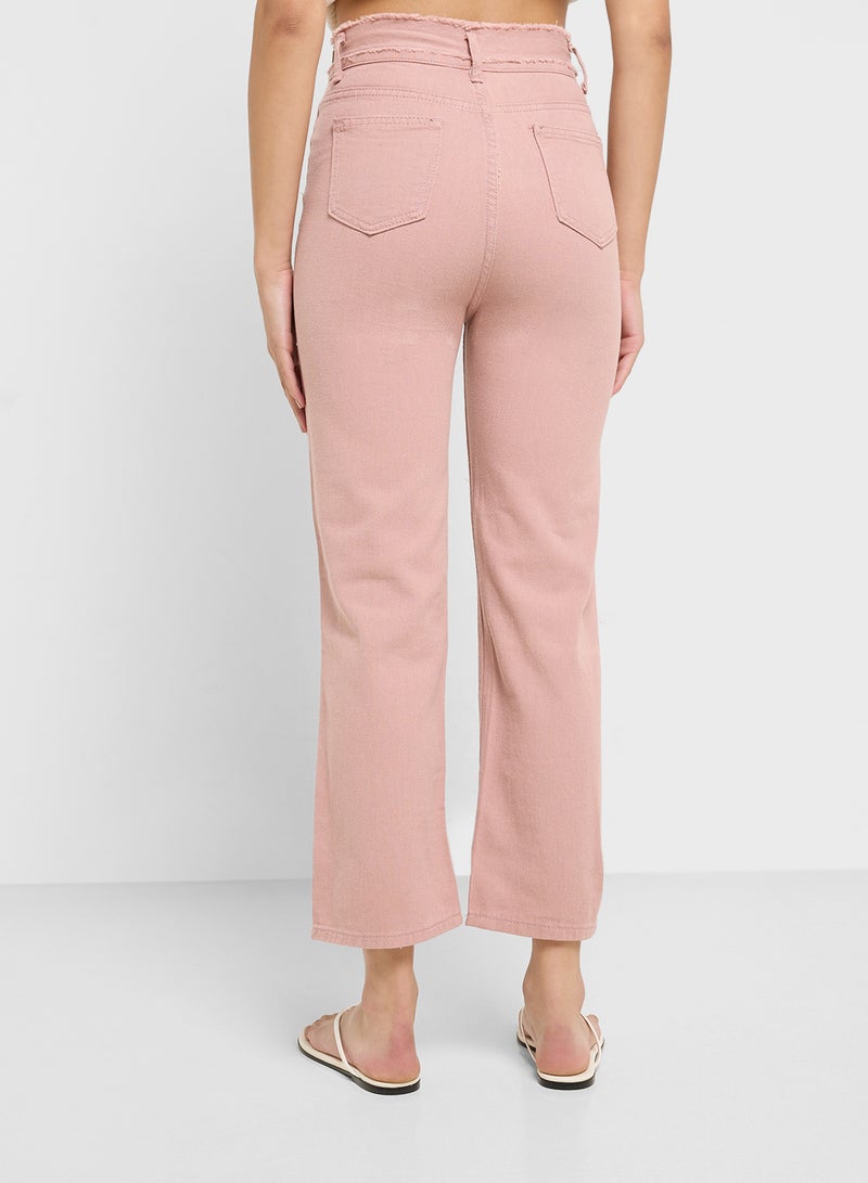 Ginger Garment Dye Straight Fit Pants - Image 3