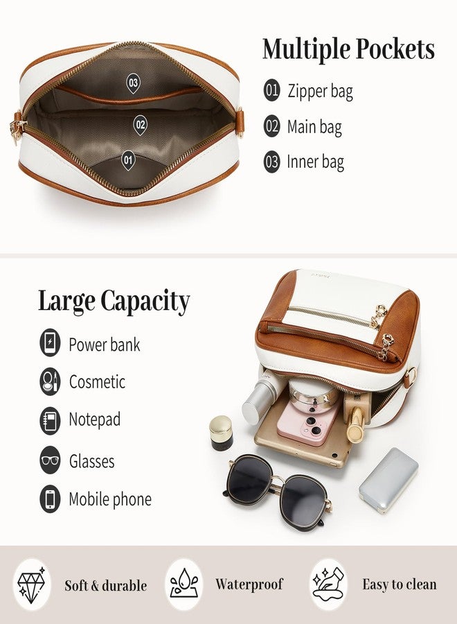 Makes Crossbody Purse for Women Small Crossbody Bags Trendy Vegan Leather with Adjustable Shoulder Strap - Image 4
