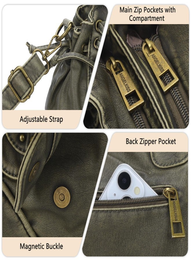 Makes Crossbody Purse for Women Small Crossbody Bags Trendy Vegan Leather with Adjustable Shoulder Strap - Image 1