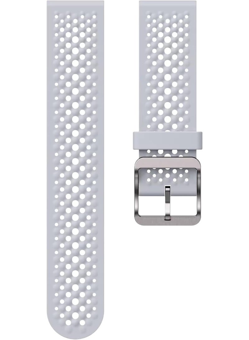 Silicone Bands Compatible with Huawei GT5/GT5Pro/GT4/GT3/GT2 46mm, 22mm Soft Replacement Strap for Huawei GT 5/4 46mmBand Women Men white - Image 3