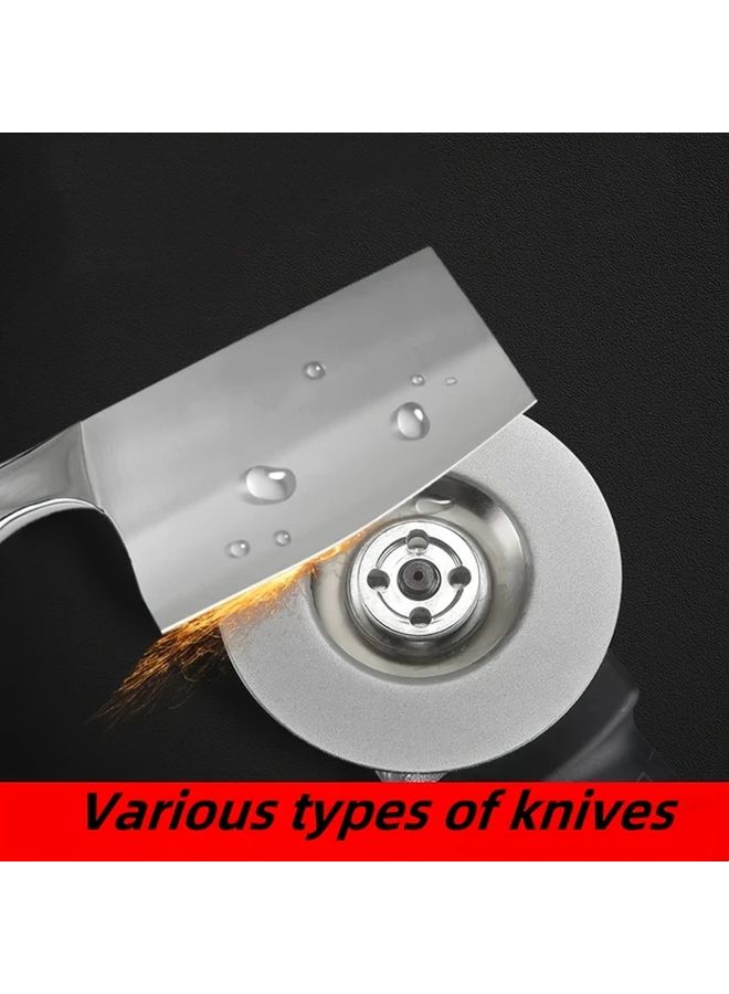 4 Inch Industrial Diamond Grinding Disc 1pc Silvery Ultra Hard Wear Resistant Angle Grinder Wheel - Image 2