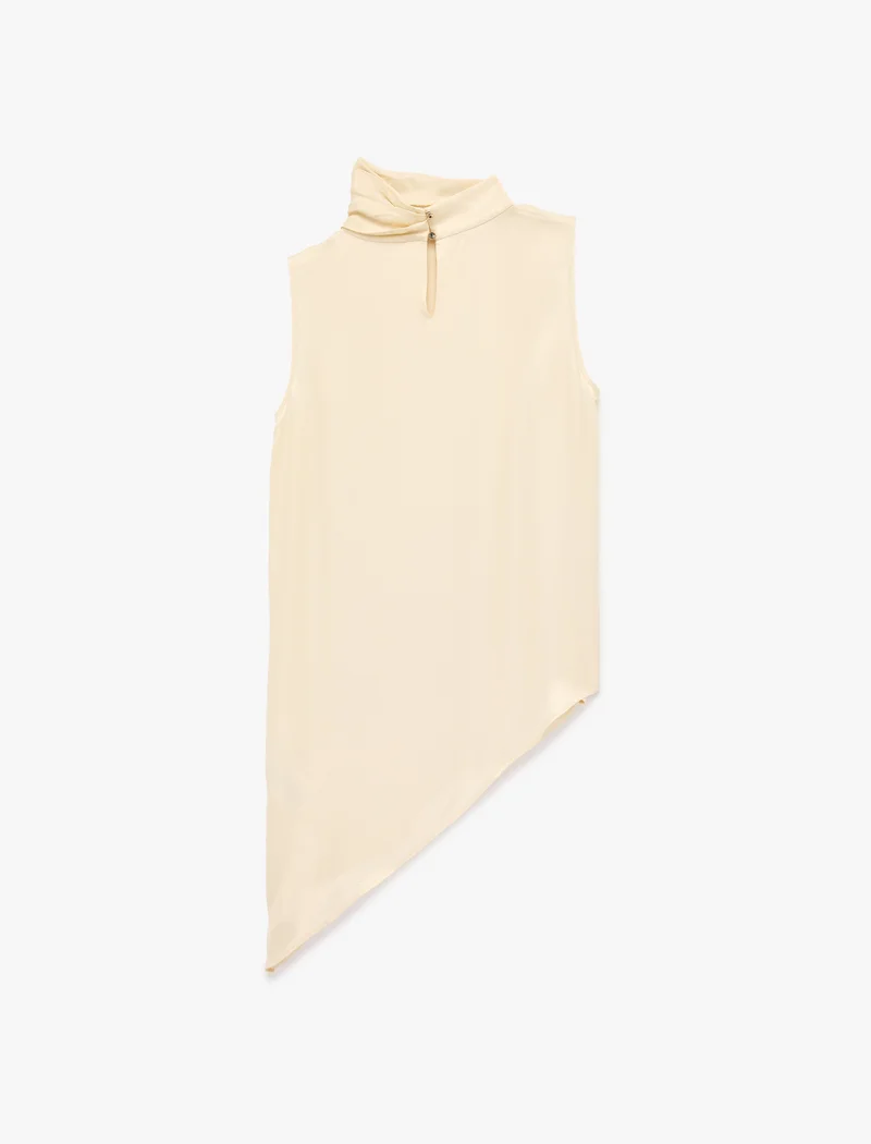 كوتون Long Satin Blouse