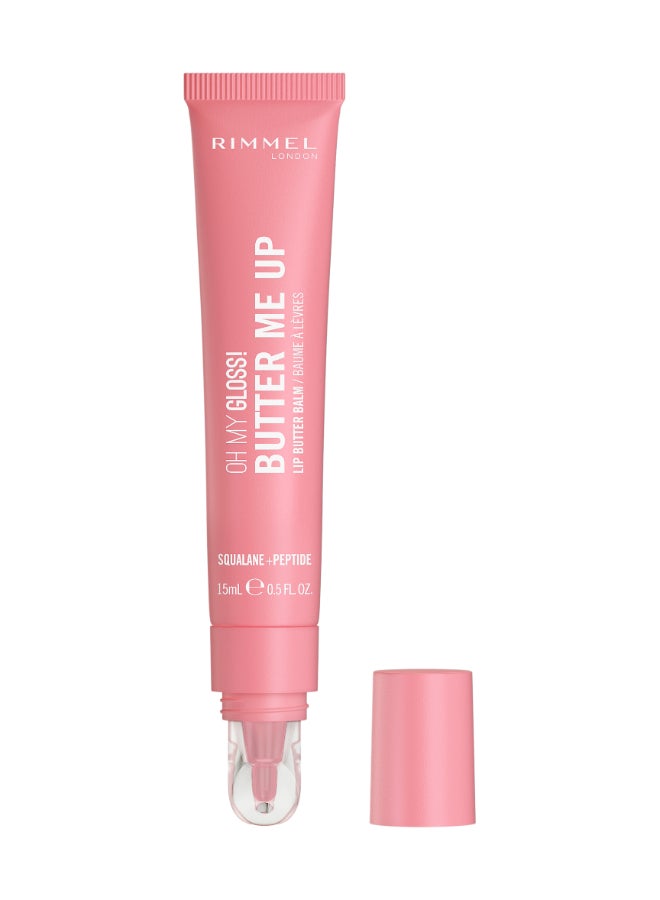 RIMMEL LONDON بلسم الشفاه أوه ماي غلوس باتر مي أب - 002 - بابل غام, 15 مل - Image 1