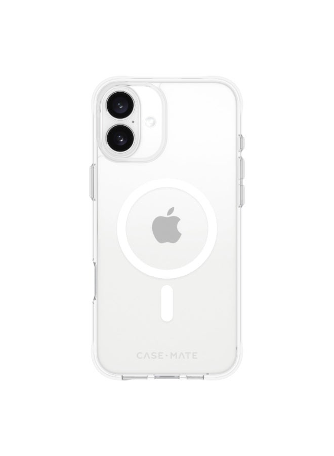 CASE-MATE Tough Case w/ Magsafe for Apple iPhone 16 Plus 6.7" 2024| 12-Ft Drop Protection w/ Anti-Scratch Anti Yellowing Coating, Raised Edges, Fashion Case, Wireless Charging - clear - Image 1