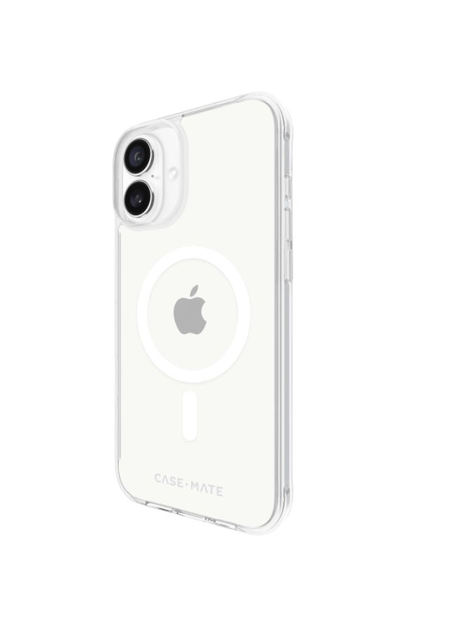 CASE-MATE Tough Case w/ Magsafe for Apple iPhone 16 Plus 6.7" 2024| 12-Ft Drop Protection w/ Anti-Scratch Anti Yellowing Coating, Raised Edges, Fashion Case, Wireless Charging - clear - Image 3