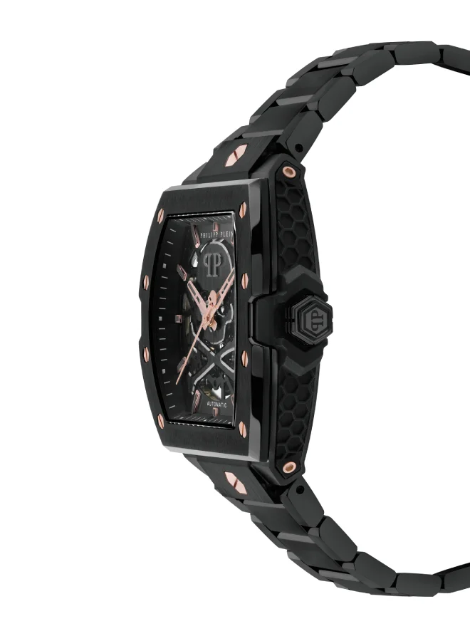Philipp Plein The $Keleton 2.0 44mm Automatic Men's Watch with Stainless Steel Bracelet