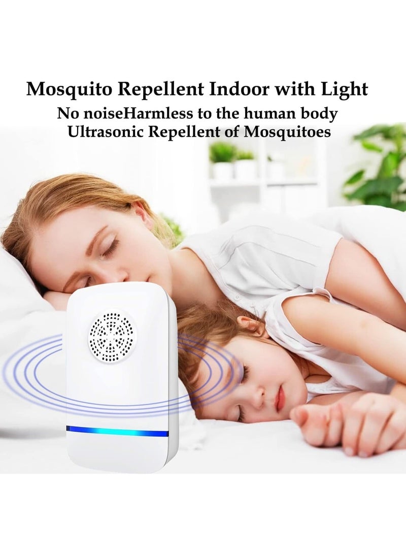 4 Pack Ultrasonic Pest Repeller,Indoor Pest Repellent Ultrasonic Plug In for Mosquito,Mouse,Cockroaches,Rats,Bug,Mosquito Repellent for House Hotel Office Garage Warehouse - Image 3
