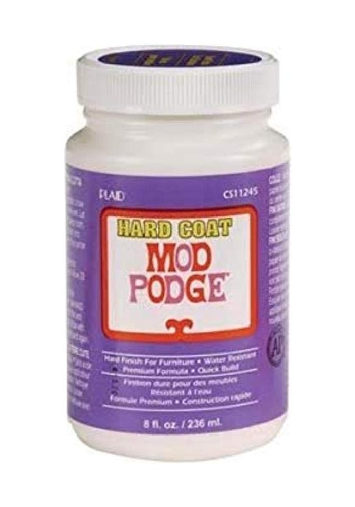 Mod Podge Hard Coat 8 oz - Durable Multi-Purpose Sealant, Glue, and Finish - Image 1