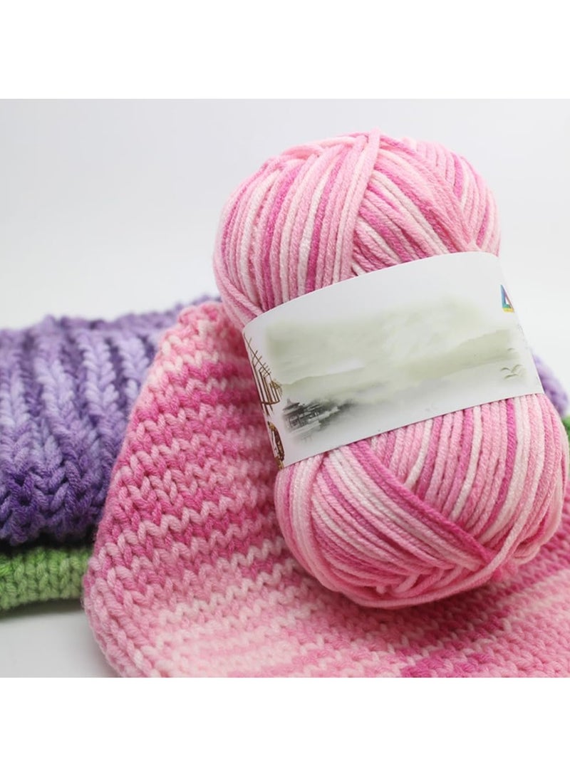 مايل ميلو خيط صوف للحياكة اليدوية وردي(2 قطعة) - Image 3