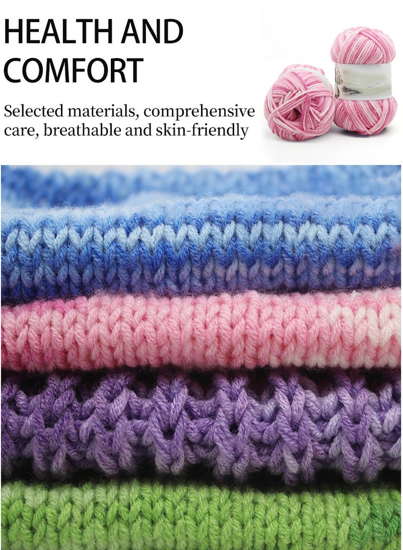 مايل ميلو خيط صوف للحياكة اليدوية وردي(2 قطعة) - Image 4