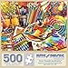 Bits and Pieces 500 Piece Puzzles for Adults Art Studio Large 18 x 24 Jigsaw Puzzles 500 Pieces Colorful Art Supplies No 2 Pieces Alike - Image 2