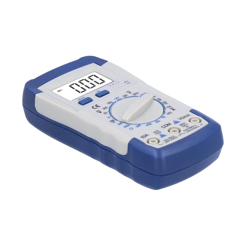 Compact Electrical Tester with Anti Burn Protection - 830L Digital Multimeter with Backlight Display and Audible Buzzer for Voltage Current and Resistance Measurement - Image 3